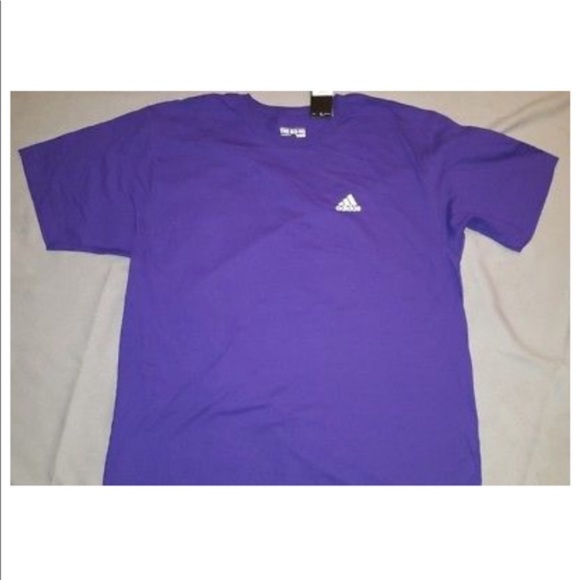 men's purple adidas shirt